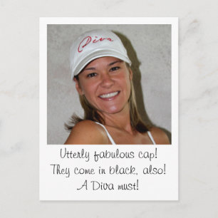 Postal DIVA Caps en www.zazzle.com/LadyDenise -