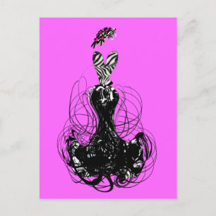 Postal Diva de la moda - Personalizado - Personalizado