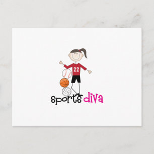 Postal Diva deportiva