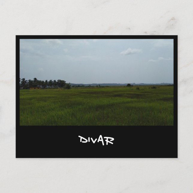 Postal Divar, Goa (India) (Anverso)