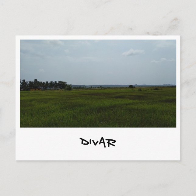 Postal Divar, Goa (India) (Anverso)