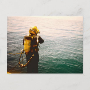 postal "Diver Splash"