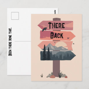 Postal Diversión Allí y De Vuelta Ya Estuve Hecho Esa Vac