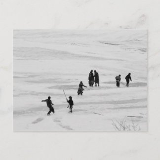 Postal Diversión de invierno