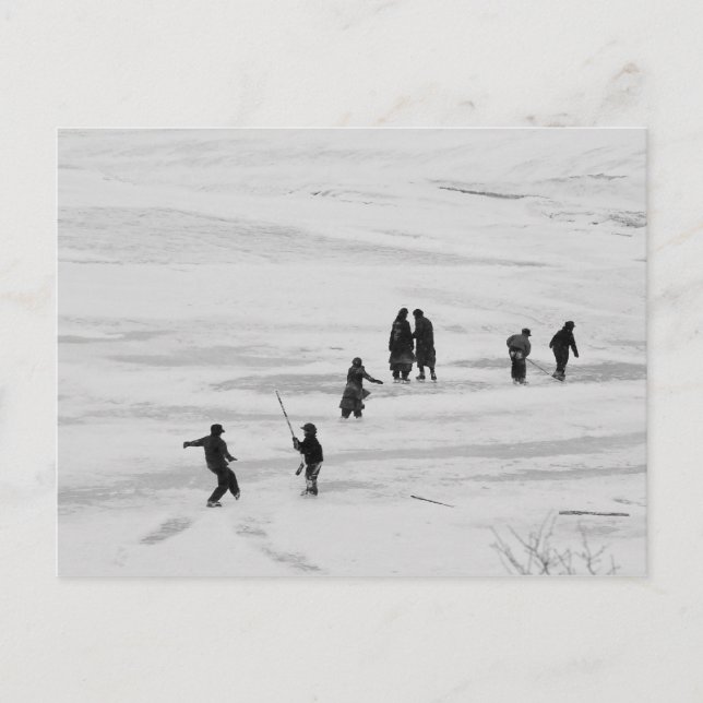 Postal Diversión de invierno (Anverso)