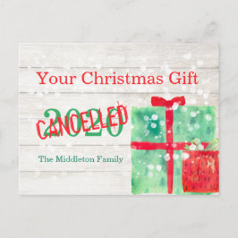 Postal Diversión de navidades del Virus Covid 2020 Regalo