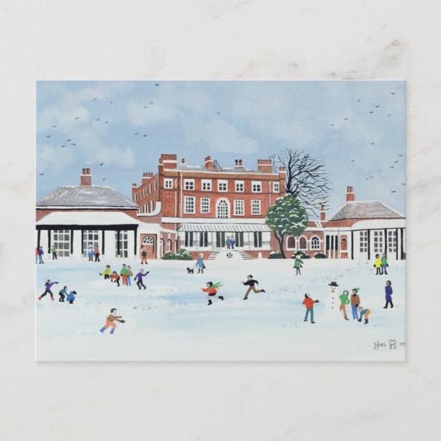 Postal Diversión de nieve de 1991 (Anverso)