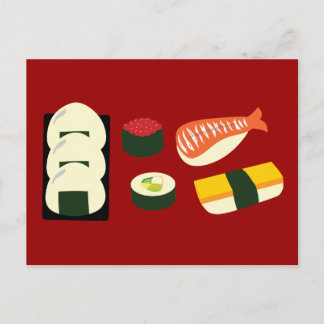 Postal Diversión del sushi
