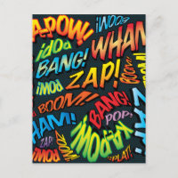 Diversión Sonidos de Arte Pop de Cómics Retro