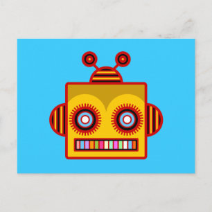Postal divertida de Bee Robot