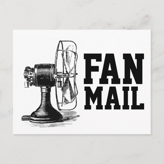 postal divertida de FAN MAIL (Anverso)