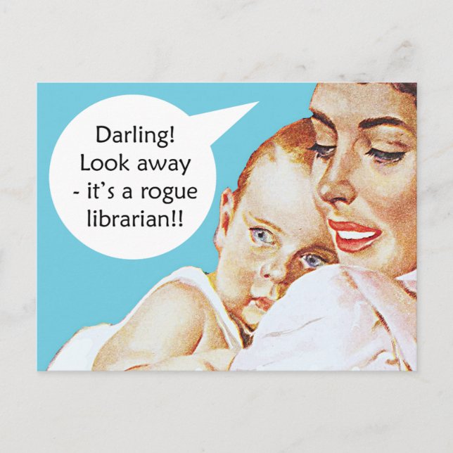 Postal divertida de vintage (Anverso)