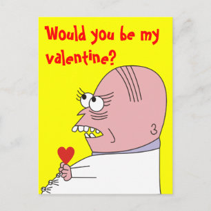 Postal divertida del el día de San Valentín del