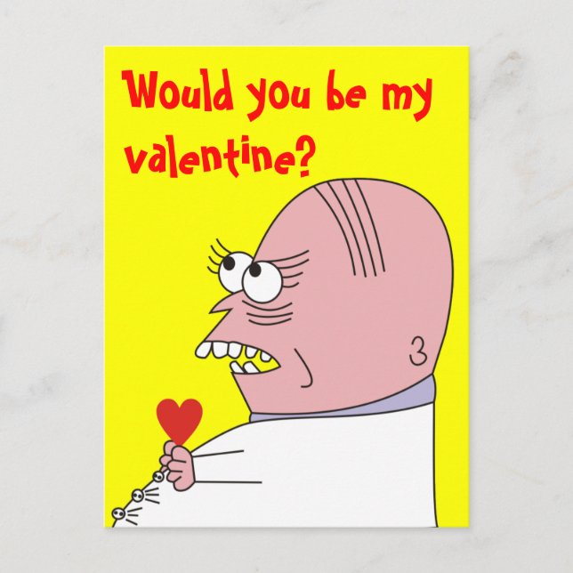 Postal divertida del el día de San Valentín del (Anverso)
