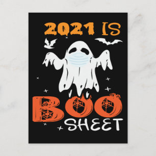 Postal divertida Fantasma Halloween
