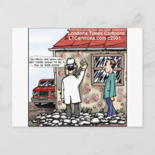 Postal Divertida Pox En Tu Casa