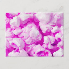 Postal divertida rosa de palomitas para cualquier 