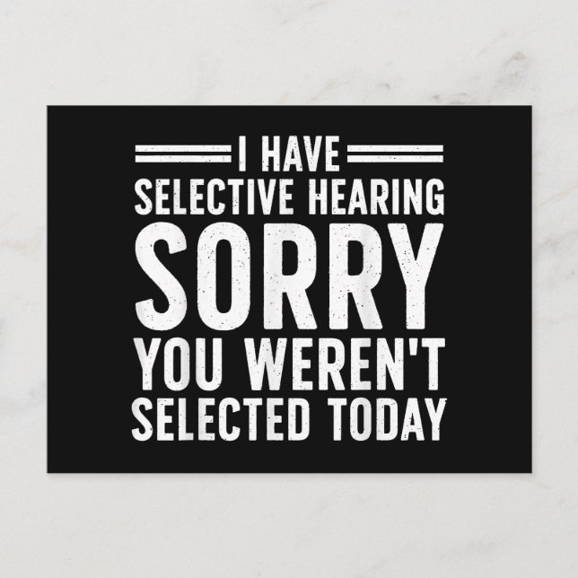 Postal Divertidas Declaraciones Arte Para Personas Sarcás (Anverso)