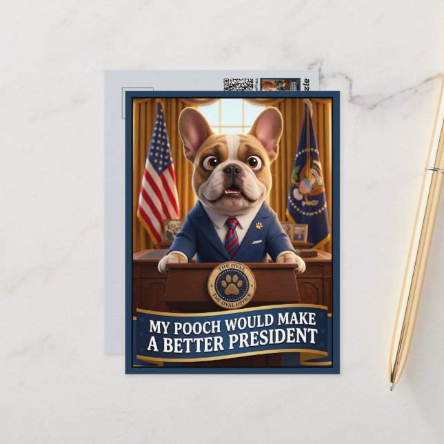 Postal Divertido anti-Trump (Anverso/Reverso In Situ)
