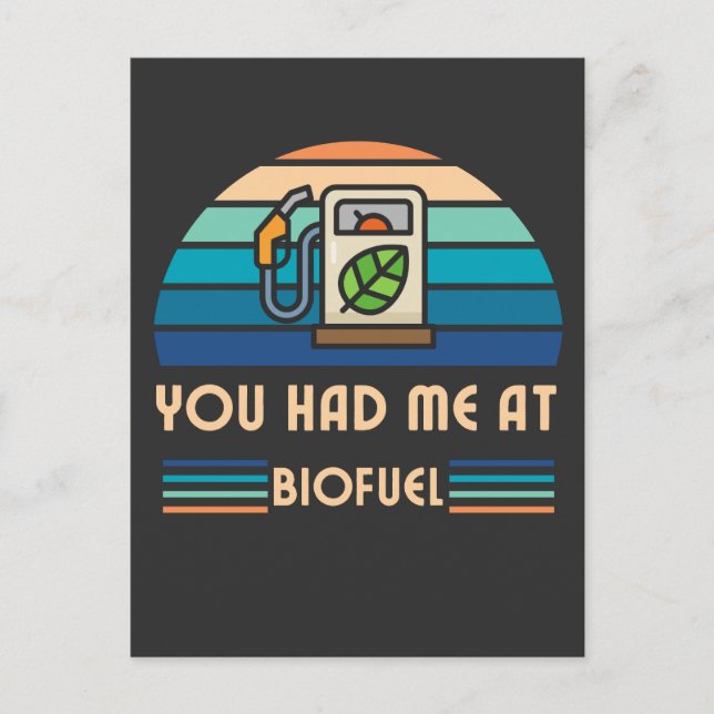 Postal Divertido biocombustible (Anverso)