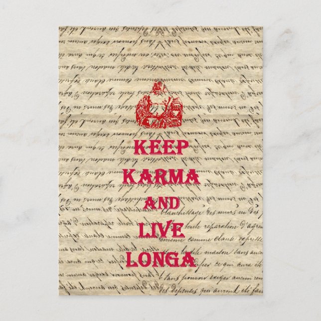 Postal Divertido Buda diciendo (Anverso)