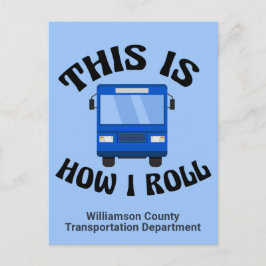 Postal Divertido conductor de autobús urbano así es como 