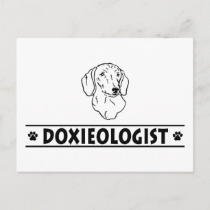 Postal Divertido Dachshund con cubierta suave