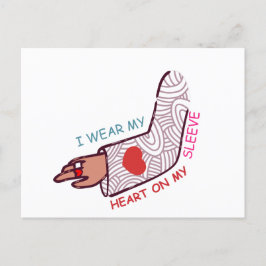 Postal Divertido Día de San Valentín amor Pun Lovecore es