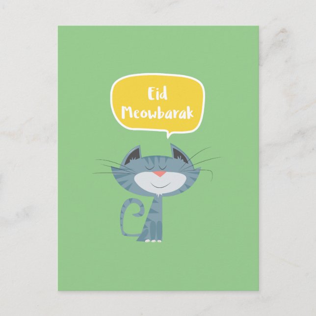 Postal Divertido Eid Mubarak (Anverso)