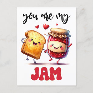 Postal Divertido Eres Mi Jam Punny Valentine
