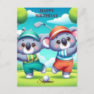 Postal Divertido Feliz Cumpleaños Amantes de Pelotas de G