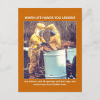 Divertido Hazmat Biohazard Safety Advice