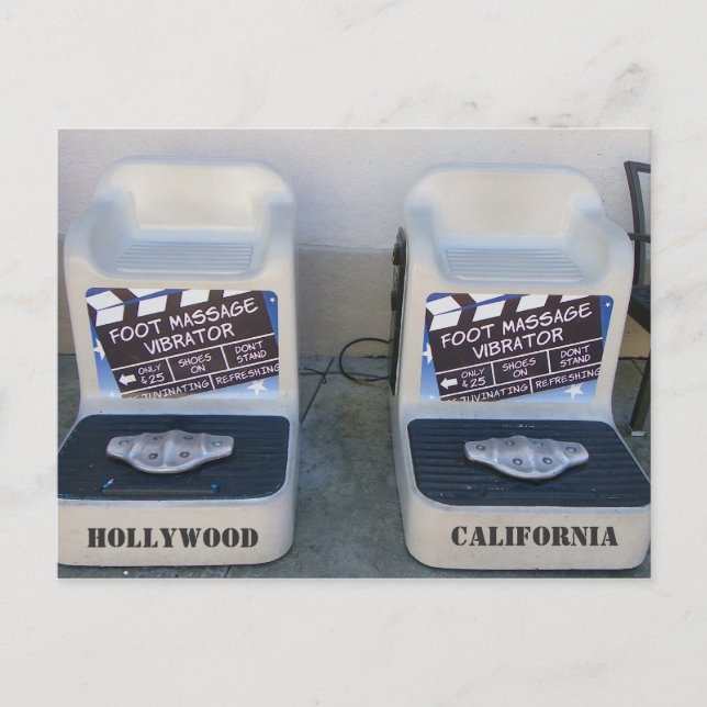Postal ¡Divertido Hollywood Postcard! (Anverso)