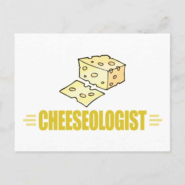 Postal Divertido Me Encanta El Queso (Anverso)