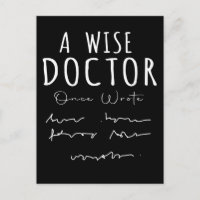 Divertido Médica escribiendo a mano Humor Enfermer
