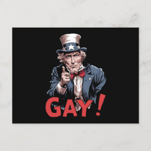 Postal Divertido mes del orgullo gay LGBT