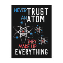 Divertido nunca confiar en que un Átomo lo inventa