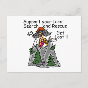 Postal Divertido pierdase