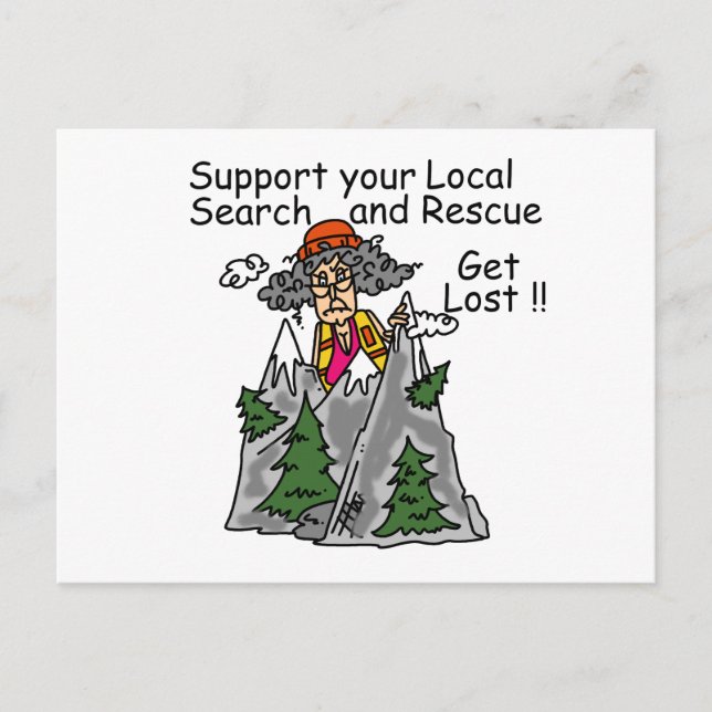 Postal Divertido pierdase (Anverso)