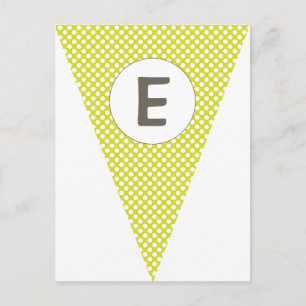 Postal Divertido Polkadot Lime Banda de Personalizable Ve
