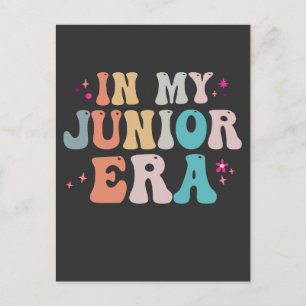 Postal Divertido Regreso a la Escuela En mi Era de Junior