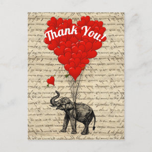 Postal Divertido romántico Gracias