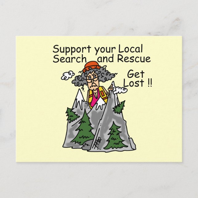 Postal Divertido se pierde (Anverso)