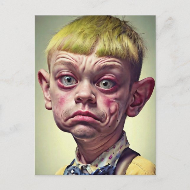 Postal Divertido "Sr. Guapo"  (Anverso)