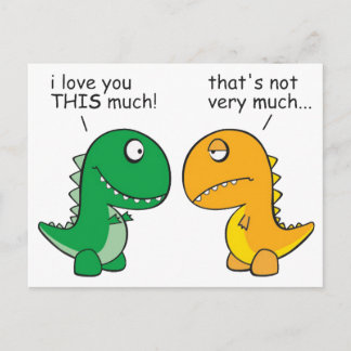 Postal divertido-T-Rex-little-arms-personalizado