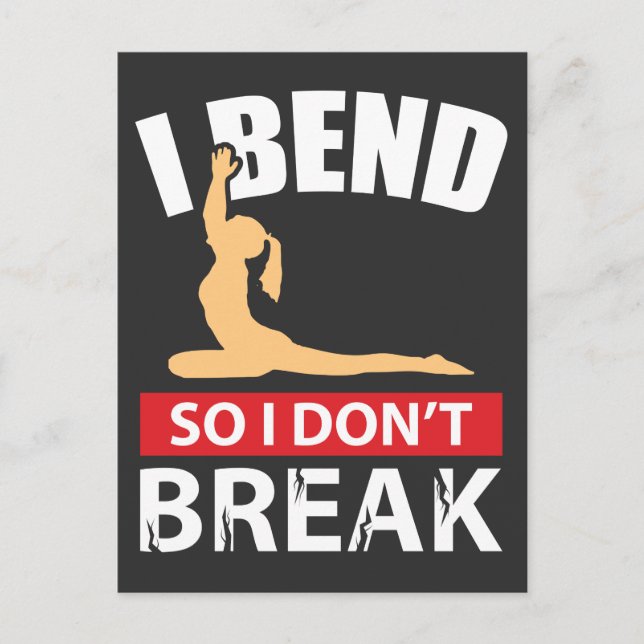 Postal Divertido Yoga (Anverso)