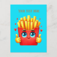 Divertidos amantes de las patatas fritas añaden te