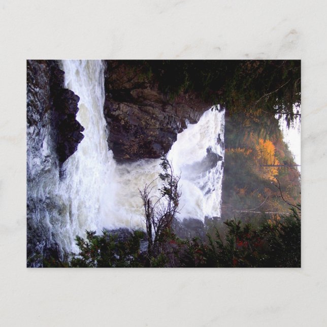 Postal Dividir rock durante Irene (Anverso)