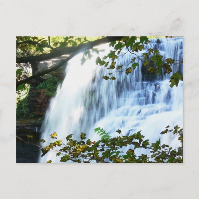 Postal divina de la cascada (Anverso)