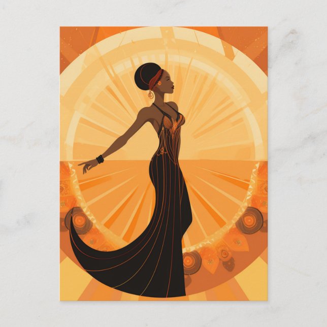 POSTAL DIVINA FEMININA #5 (Anverso)